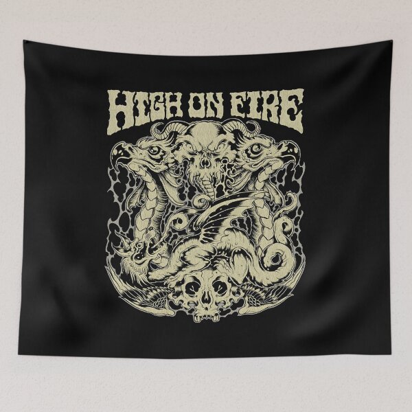 Item preview, Retro High on Fire Band designed and sold by amesvansz.