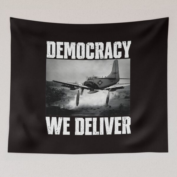 Item preview, Democracy We Deliver Military Aircraft Bombing designed and sold by Millle-Feuye.
