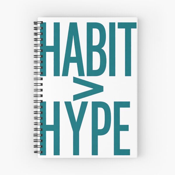 Item preview, Habit Over Hype Discipline Motivation Design designed and sold by ys96.