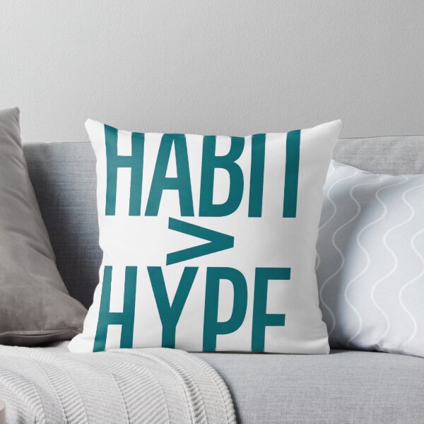Item preview, Habit Over Hype Discipline Motivation Design designed and sold by ys96.