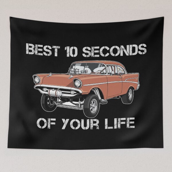 Item preview, 1957 Chevy Gasser Funny Muscle Car Tee, Classic Racing Shirt, Vintage Gasser Drag Racing Gift for Dad Husband designed and sold by AGED Limited.