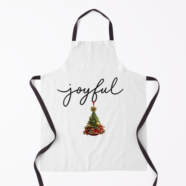 Item preview, Joyful Christmas Tree Ornament Art Print designed and sold by EWPrints.