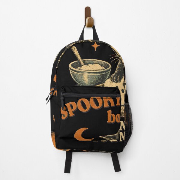 Item preview, cute black kitten baking ghost halloween designed and sold by SketchDrSketch.