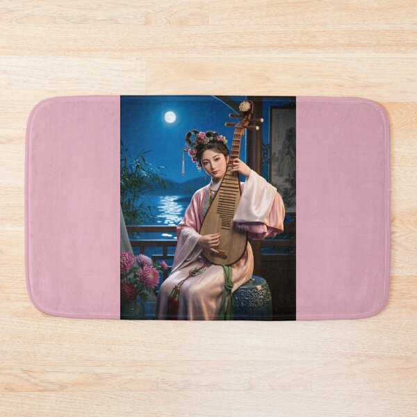 Item preview, Chinese Hanfu Woman Playing Pipa Lute Portrait designed and sold by artisfun333.