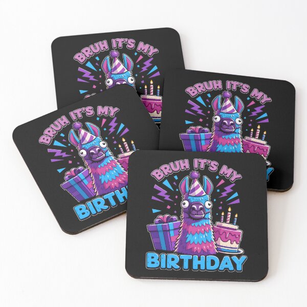 Item preview, bruh its my birthday llama pinata bday party men women kids designed and sold by SketchDrSketch.
