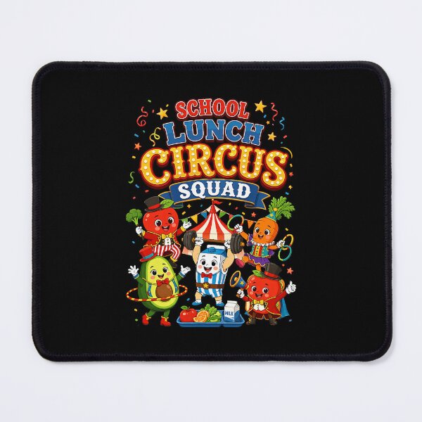 Item preview, School Lunch Circus Squad Cafeteria Nutrition Fruit Veggie designed and sold by barrycantre11.