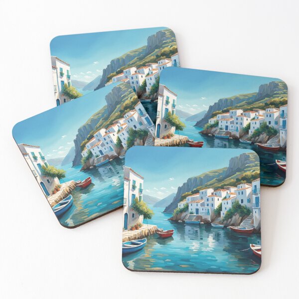 Item preview, A peaceful seaside sanctuary designed and sold by Undersea Ai Art.