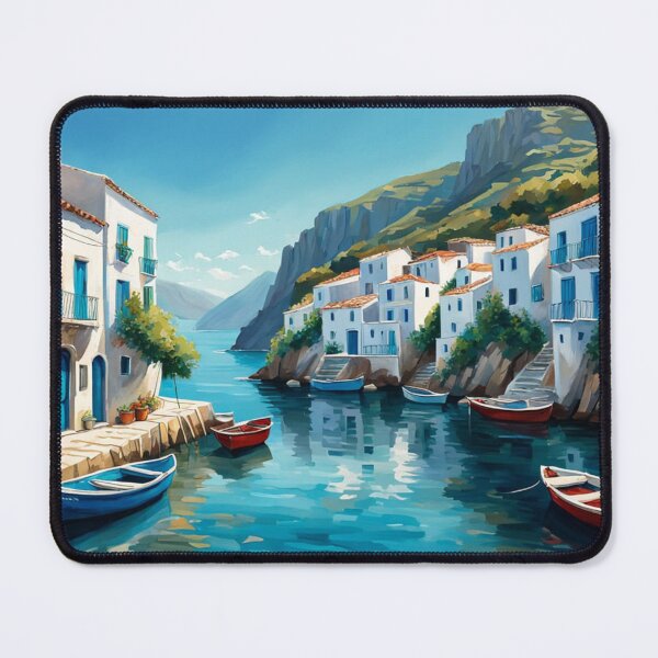 Item preview, A peaceful seaside sanctuary designed and sold by Undersea Ai Art.