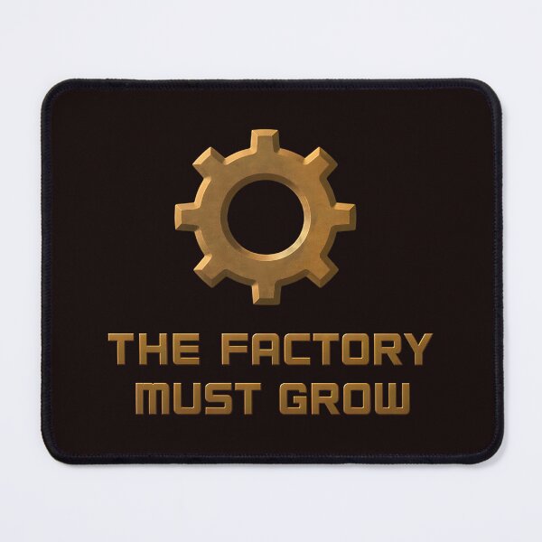 Item preview, Factory Grow Industrial Gear Metal Quote  designed and sold by Artful-Blooms.