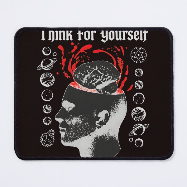 Item preview, Think For Yourself Brain Cosmos Gears designed and sold by Artful-Blooms.
