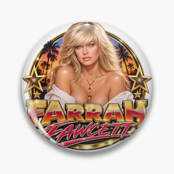 Artikelvorschau, Farrah-Fawcett-Emblem entworfen und verkauft von Moviebuff91.