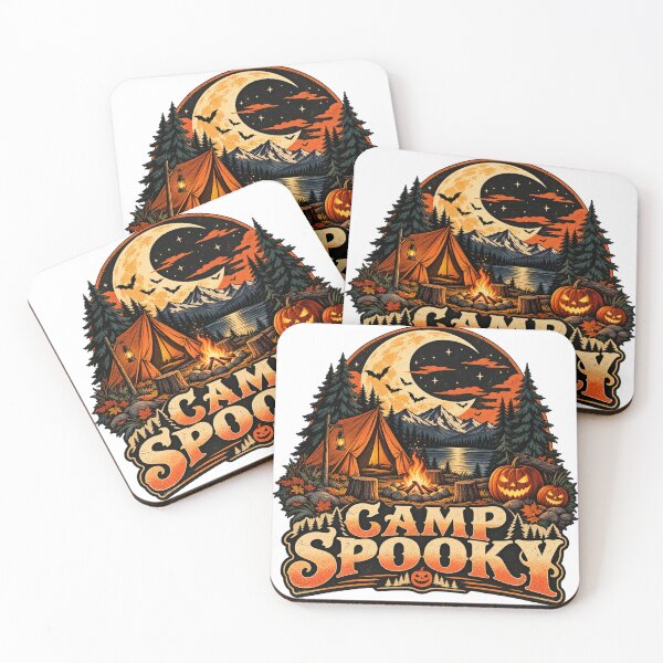 Item preview, Camp Spooky Halloween Camping designed and sold by Bloomelle Studio.