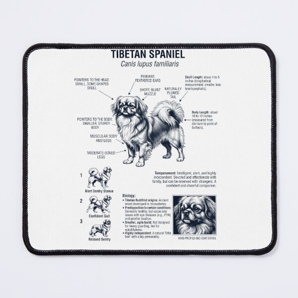 Item preview, Tibetan Terrier Scientific Anatomy Biology Dog Lover designed and sold by dian-rody-crest.