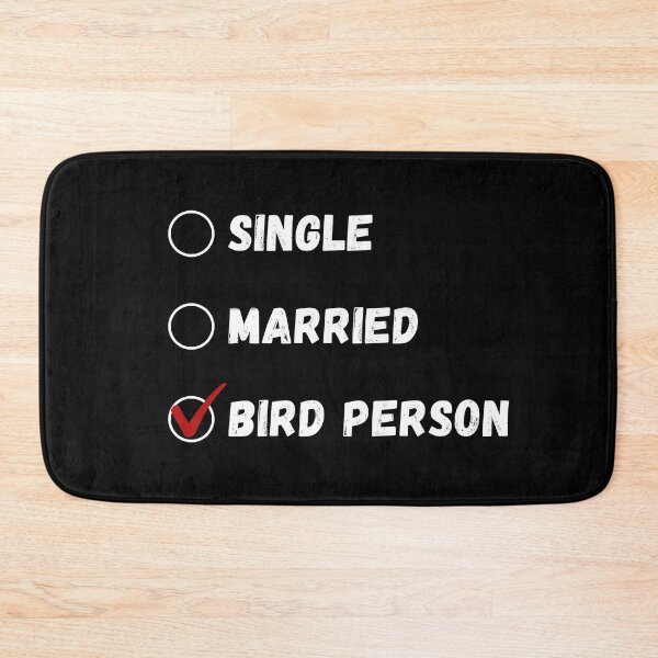 Item preview, Single Married Bird Person, Bird Lover Shirt designed and sold by Sleepy Cat Design.