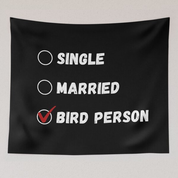 Item preview, Single Married Bird Person, Bird Lover Shirt designed and sold by Sleepy Cat Design.