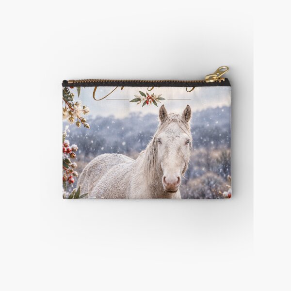 Item preview, White Christmas Brumby designed and sold by Animal House Store.