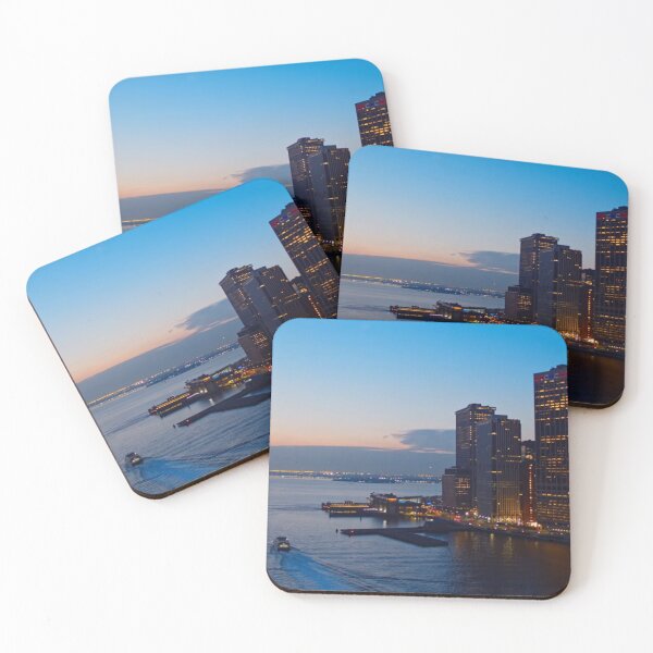 Item preview, Lower Manhattan on the East River at dusk. designed and sold by NYConlineStore.