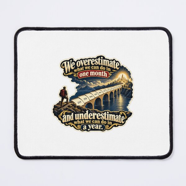 Item preview, Calendar Bridge Of Time Daily Consistency Pathway Art designed and sold by DesignArtEmpire.