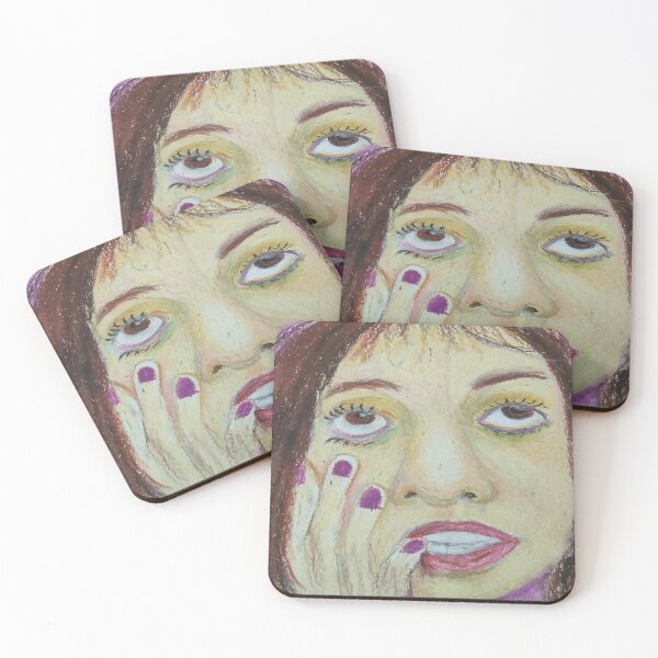 Item preview, Face with pastel chalk designed and sold by Mitadoart.