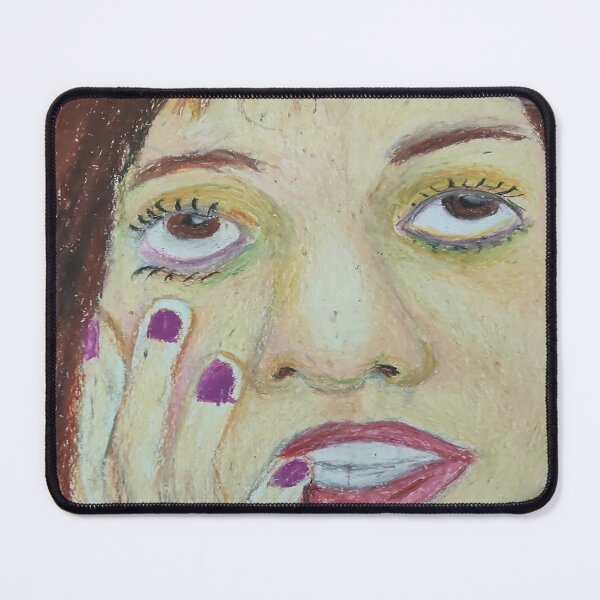 Item preview, Face with pastel chalk designed and sold by Mitadoart.