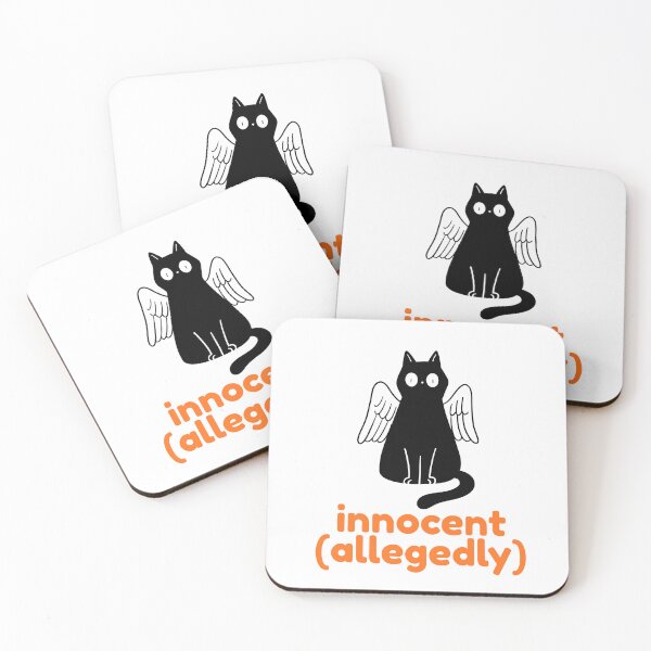 Item preview, Innocent Allegedly Angel Black Cat designed and sold by Fani*.