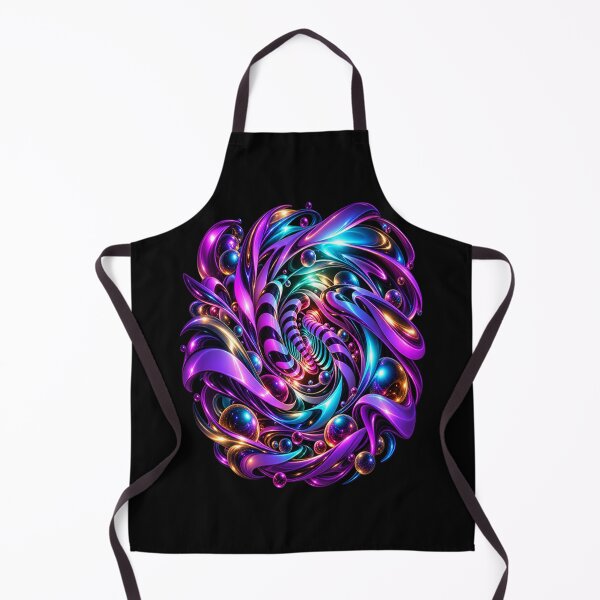 Item preview, Cosmic Neon Vortex – Futuristic Celestial Spiral designed and sold by TroviTutto.