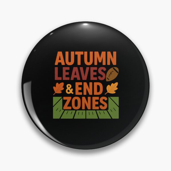 Item preview, Autumn Leaves & End Zones – Fall Football  designed and sold by FestivityFinds.