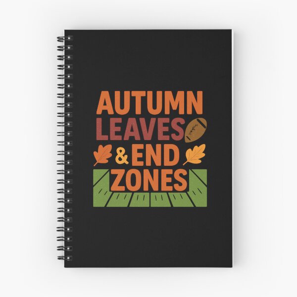 Item preview, Autumn Leaves & End Zones – Fall Football  designed and sold by FestivityFinds.