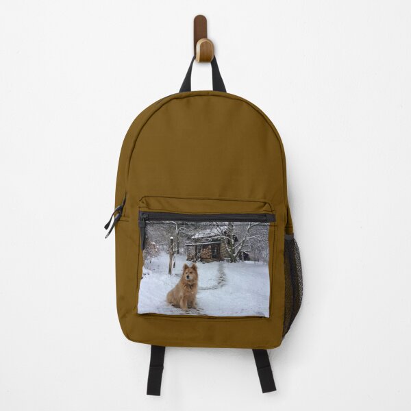 Item preview, Winter cabin life with your dog designed and sold by Duck Parrish.