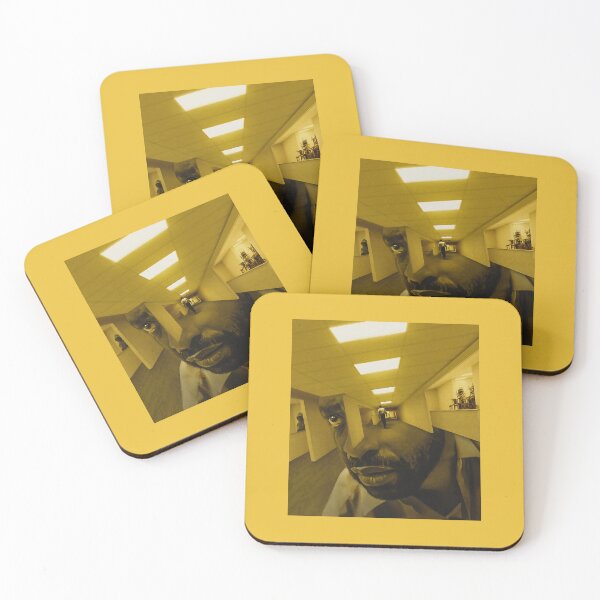 Item preview, Peeking Face Yellow Liminal Hallway designed and sold by LamarWyri.
