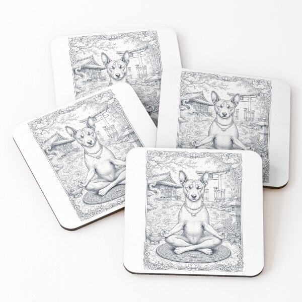 Item preview, Vintage Basenji Yoga Poses Funny Meditation Dog Mom Lover designed and sold by dian-rody-crest.