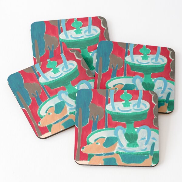 Item preview, Abstract Dog By Green Fountain Artwork designed and sold by DreamsofCrayons.