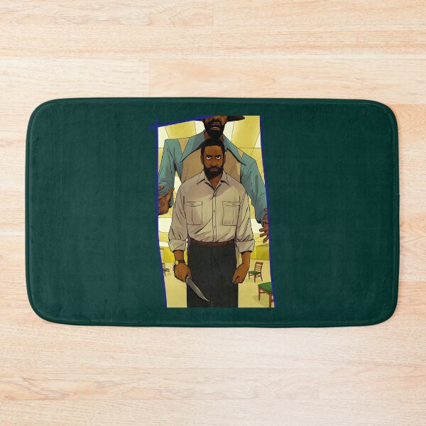Item preview, Tense Man Standing Yellow Corridor designed and sold by LamarWyri.