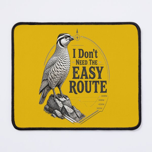 Item preview, Tibetan Snowcock Shirt - I Don’t Need The Easy Route - High Altitude Mountain Bird Tee - Vintage Expedition Badge Graphic designed and sold by Max Store.