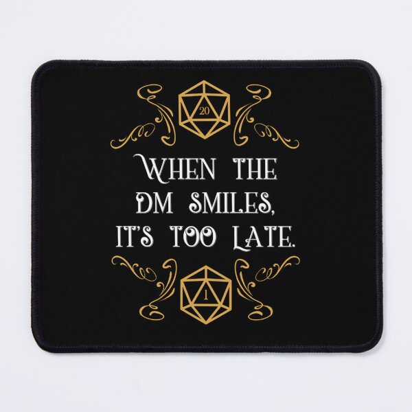 Item preview, When-The-Master-Smiles-It'S-Too-Late-20-Sided-Dice designed and sold by hassengw.