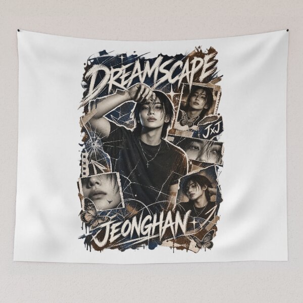 Item preview, Jeonghan JxJ DREAMSCAPE Distressed Collage designed and sold by Valeree Store.