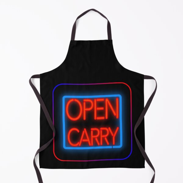 Item preview, Open Carry Neon in Red and Blue (with Border) designed and sold by Karate Octopus.