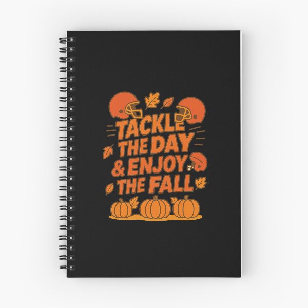 Item preview, Tackle The Day Enjoy The Fall T-Shirt | Funny Fall Football Pumpkin Autumn Game Day Helmet Thanksgiving designed and sold by FestivityFinds.