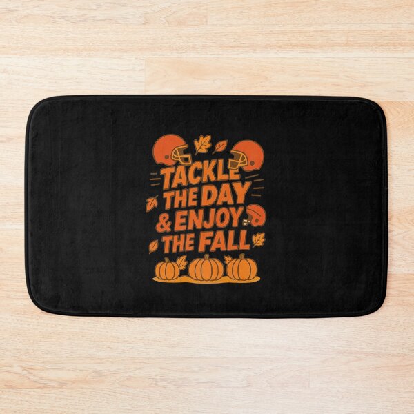 Item preview, Tackle The Day Enjoy The Fall T-Shirt | Funny Fall Football Pumpkin Autumn Game Day Helmet Thanksgiving designed and sold by FestivityFinds.
