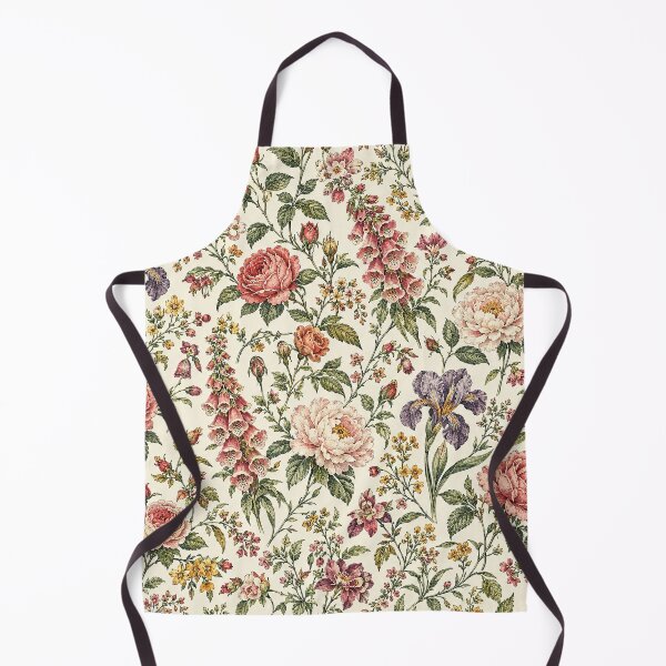 Item preview, Antique rose garden floral pattern designed and sold by MagicStrawberry.