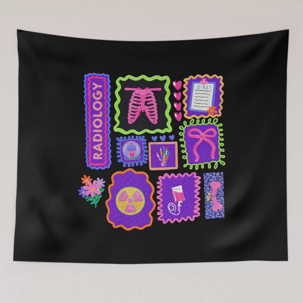 Item preview, Radiology Aesthetic Medical Collage Art designed and sold by TheTouchArt.