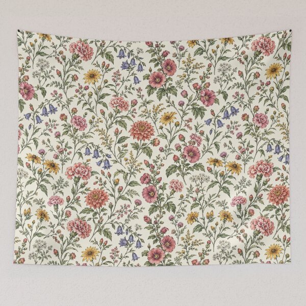 Item preview, Late-summer floral pattern designed and sold by MagicStrawberry.