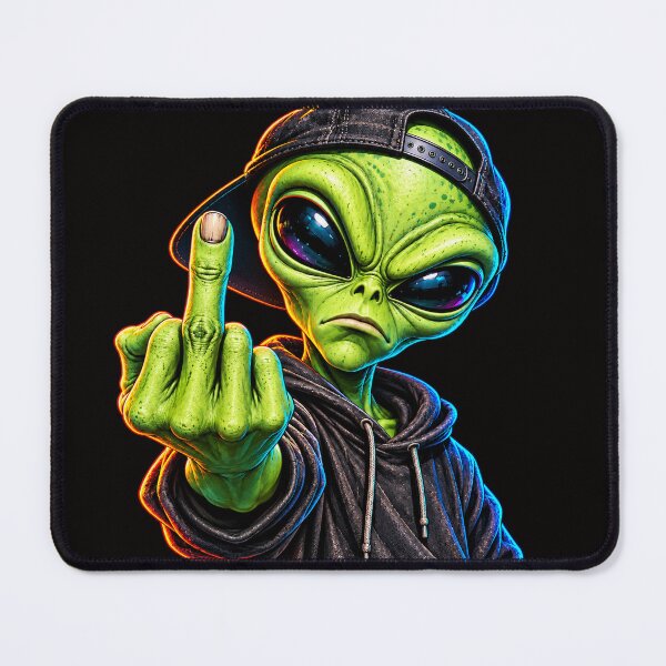 Item preview, Rude Rebel Alien with Street Attitude designed and sold by Revueltika.