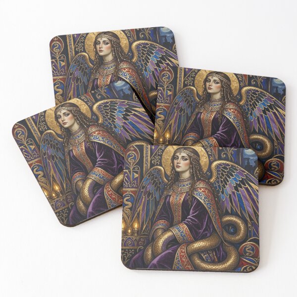 Item preview, Medieval Serpent Lady Art designed and sold by TheDarkWardrobe.