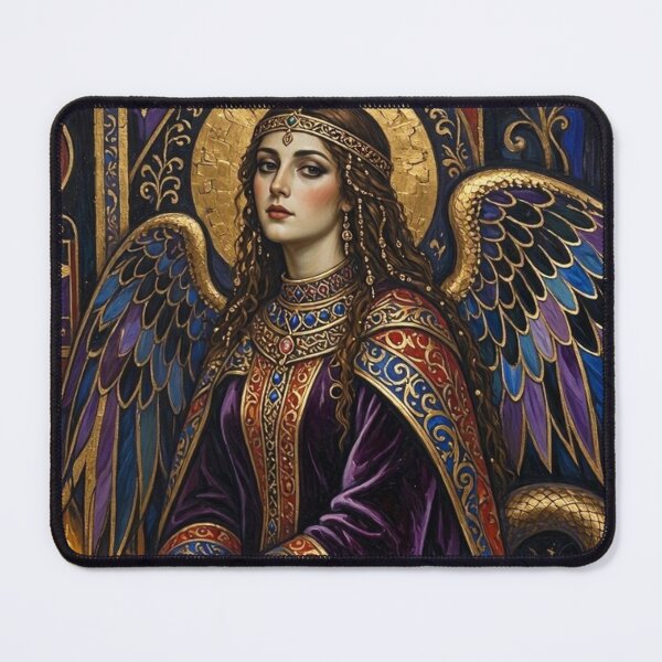 Item preview, Medieval Serpent Lady Art designed and sold by TheDarkWardrobe.