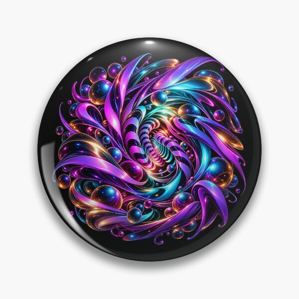 Item preview, Celestial Prism Vortex – Neon Cosmic Energy designed and sold by TroviTutto.
