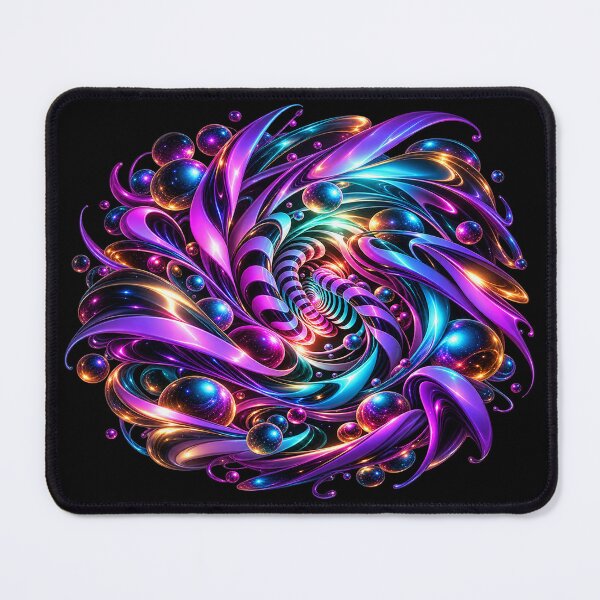 Item preview, Celestial Prism Vortex – Neon Cosmic Energy designed and sold by TroviTutto.