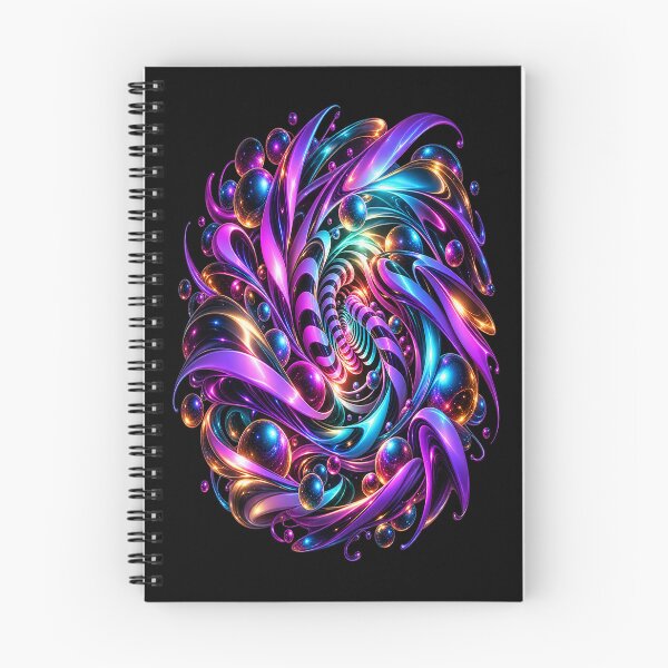 Item preview, Celestial Prism Vortex – Neon Cosmic Energy designed and sold by TroviTutto.