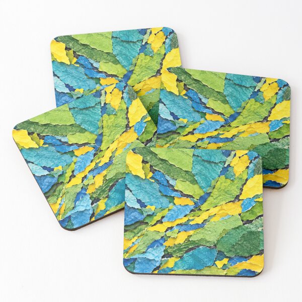 Item preview, "Blue, Green, Yellow, Paper Scrapes" designed and sold by robryecran.