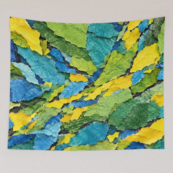 Item preview, "Blue, Green, Yellow, Paper Scrapes" designed and sold by robryecran.